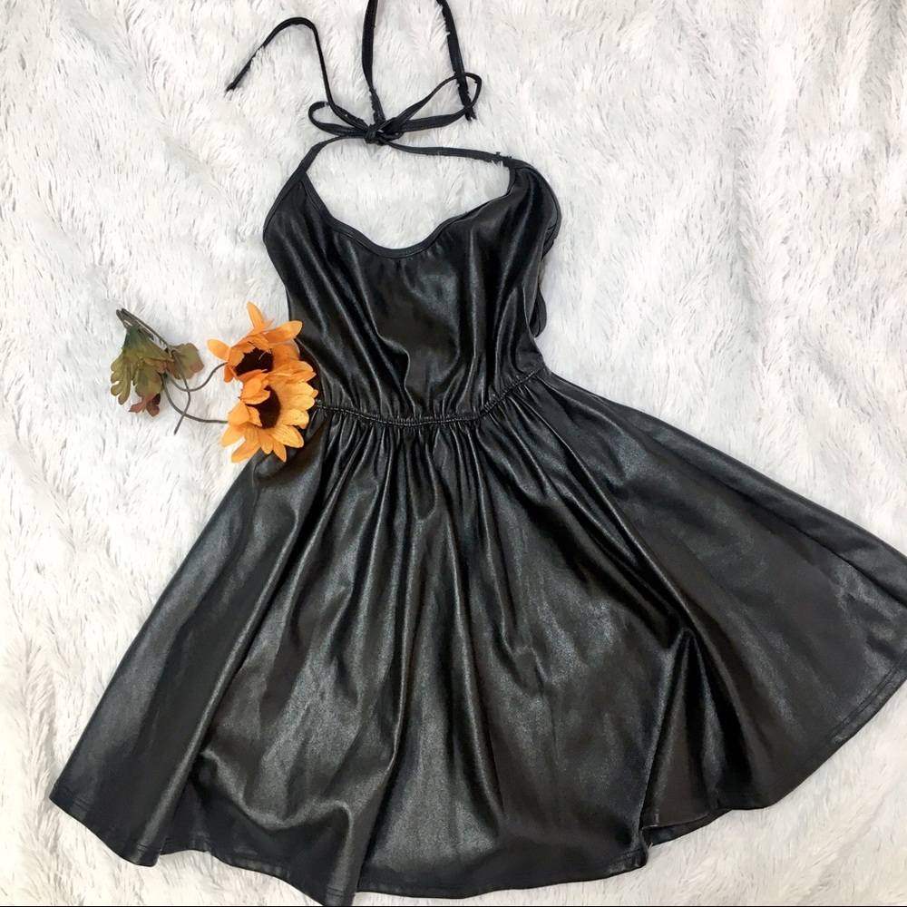 Traded!🌈 American Apparel Pleather Dress - Picture 3 of 7